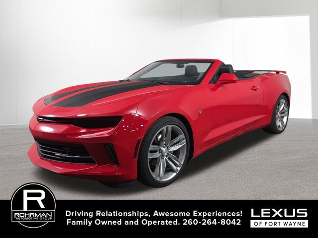 2017 Chevrolet Camaro 2LT 2LT in Red Hot — front three-quarter view