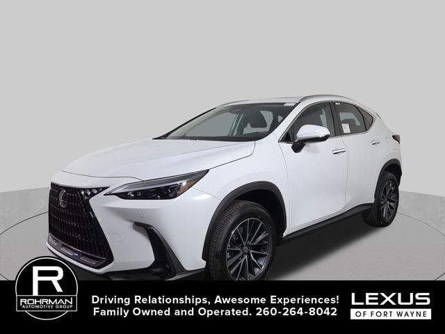 2026 Lexus NX AWD in Ultra White — front three-quarter view