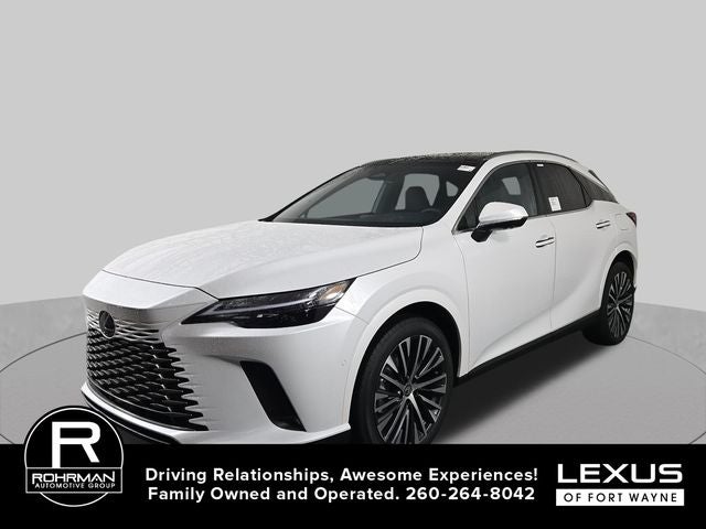 2026 Lexus RX PREMIUM PLUS in Eminent White Pearl — front three-quarter view