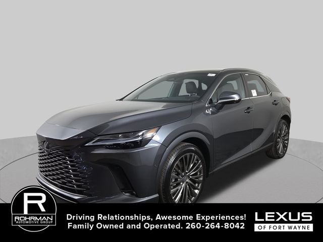 2026 Lexus RX LUXURY in Cloudburst Gray — front three-quarter view