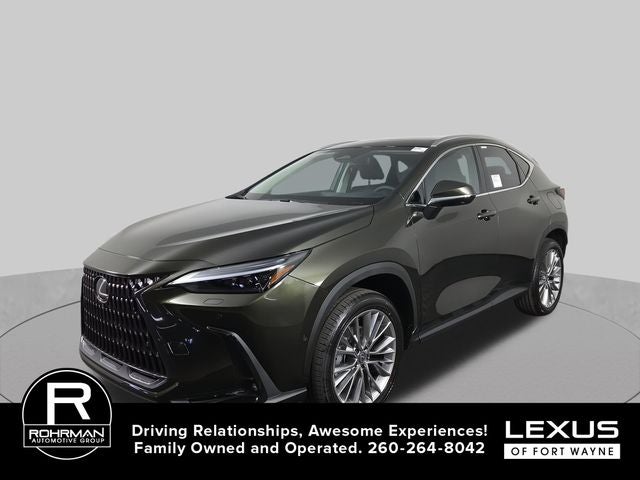 2026 Lexus NX LUXURY AWD in Nori Green Pearl — front three-quarter view