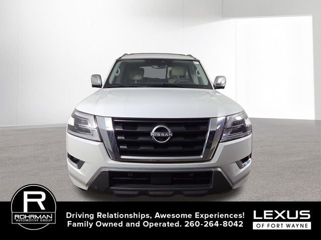 2022 Nissan Armada — rear three-quarter view