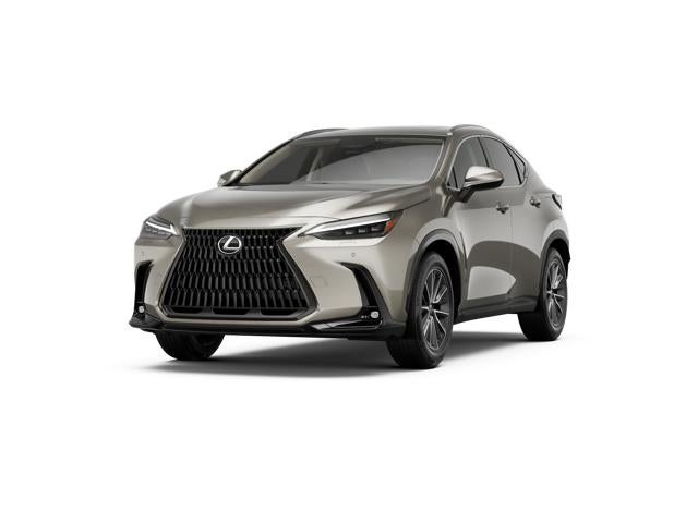 2026 Lexus NX 350h LUXURY AWD LUXURY AWD in Atomic Silver — front three-quarter view